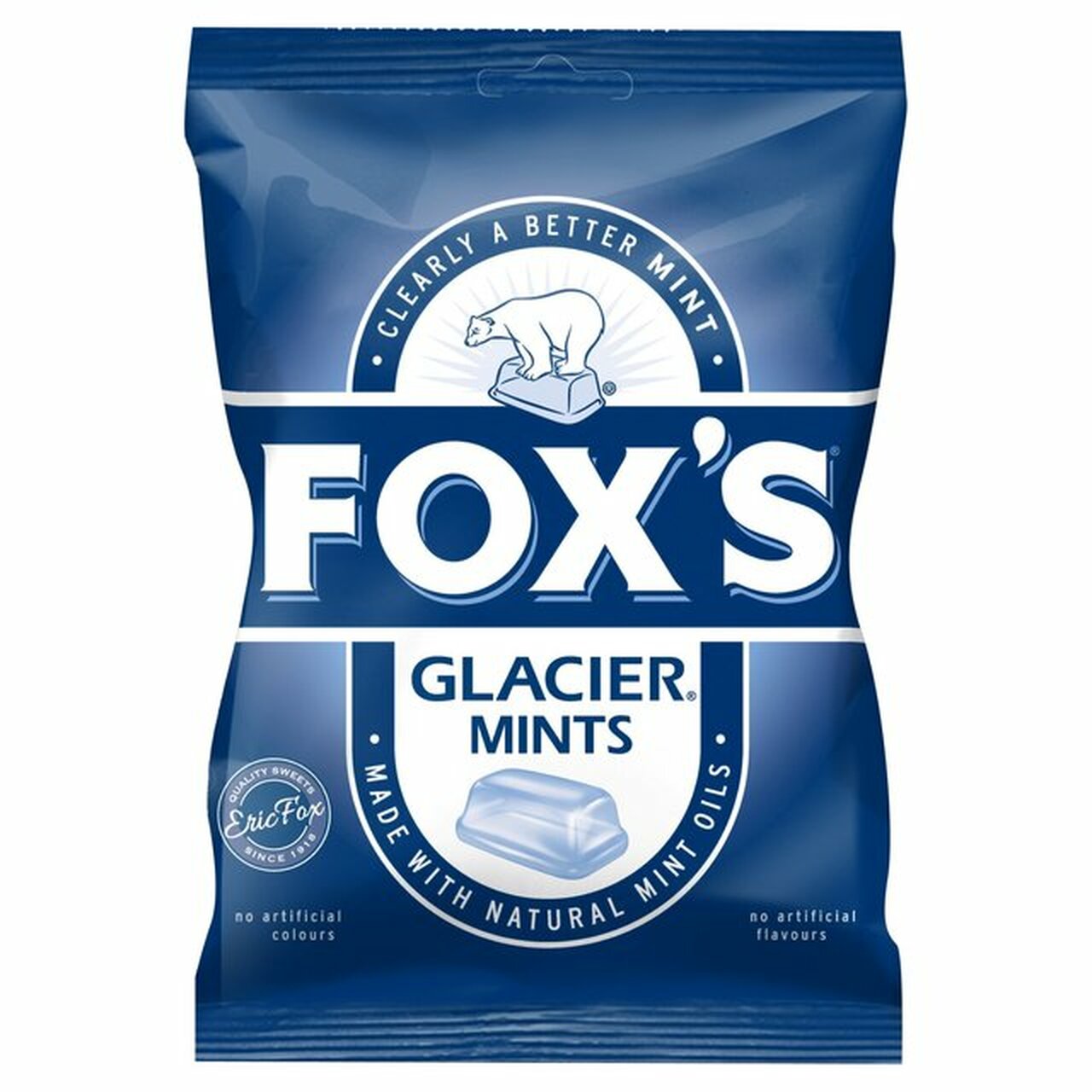 Fox's Glacier Mints Wrapped Boiled Sweets in Bag 200g 01/2025 | High Quality Chocolate & Sweets Online - Product Image Fox's Glacier Mints Wrapped Boiled Sweets in Bag 200g 01/2025 | High Quality Chocolate & Sweets Online - Product Image